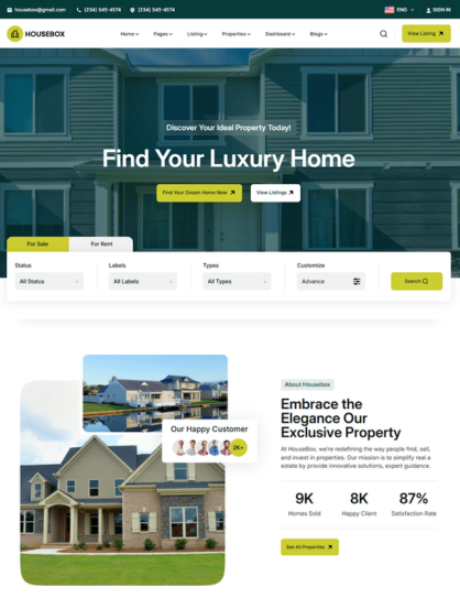 Real Estate Listing Platform
